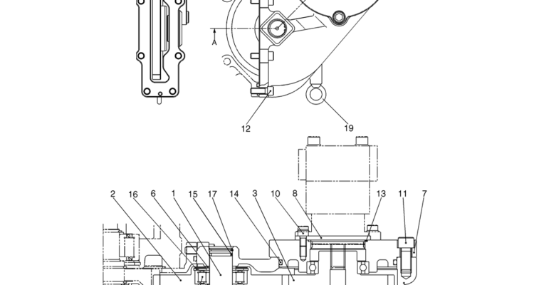 08-36(00) GEAR CASE ASSEMBLY (LS46W00001F1)-SK460-8 SK485-8 Kobelco Excavator Parts Number Electronic Catalog EPC Manuals