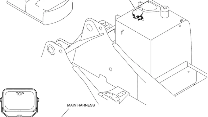 08-41(00) LAMP MOUNTING, UPPER (LS80E00009F1)-SK460-8 SK485-8 Kobelco Excavator Parts Number Electronic Catalog EPC Manuals