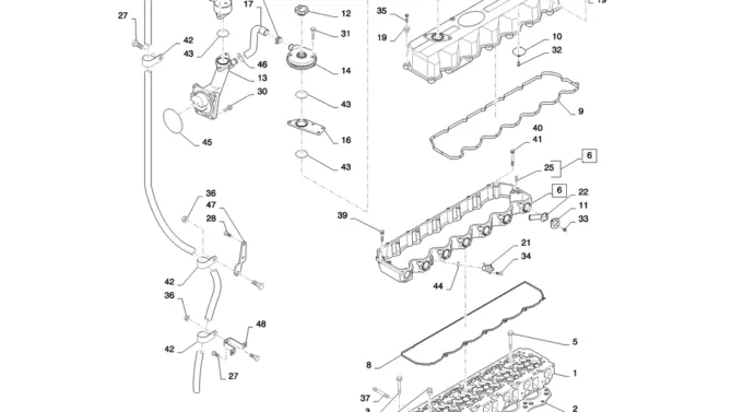 09-01(00) CYLINDER HEAD-SK460-8 SK485-8 Kobelco Excavator Parts Number Electronic Catalog EPC Manuals