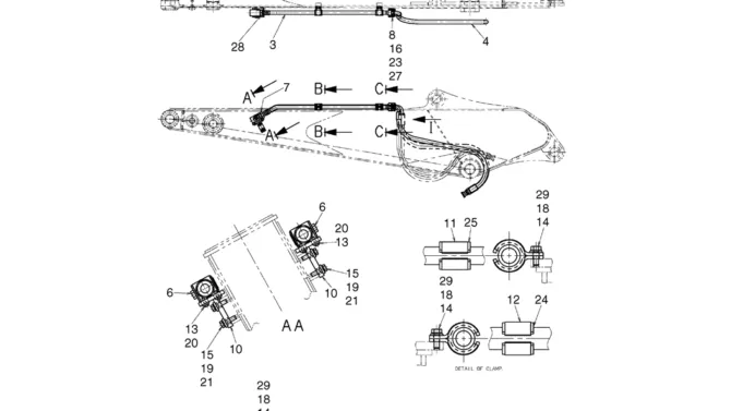 09-019 STD ARM 2 WAY / 1 WAY PIPING ONLY (YN43H00101F1)-SK200-6E SK210LC-6E SK200-6ES SK200LC-6E Kobelco Excavator Parts Number Electronic Catalog EPC Manuals