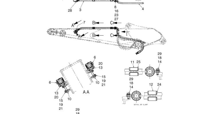 09-019 STD ARM 2 WAY / 1 WAY PIPING ONLY (YN43H00101F1)-SK200-6E SK210LC-6E SK200-6ES SK200LC-6E Kobelco Excavator Parts Number Electronic Catalog EPC Manuals