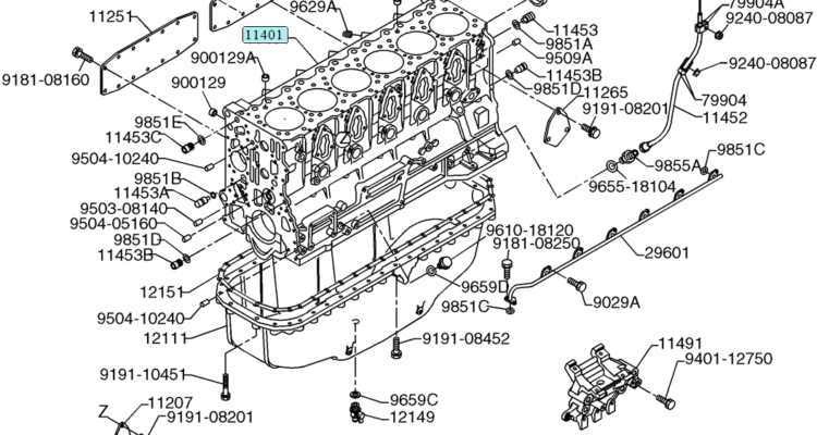 09 03(00) CYLINDER BLOCK