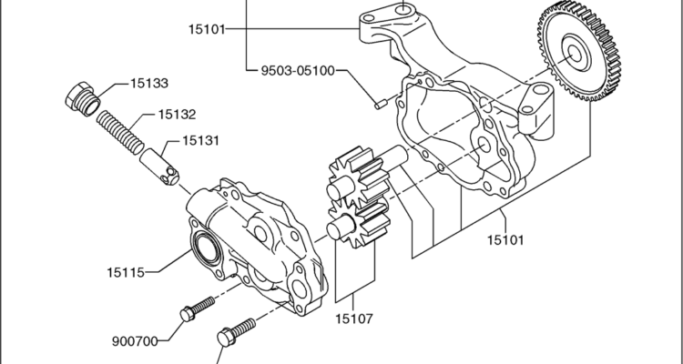 09-16(00) OIL PUMP (VH151102124A)-SK460-8 SK485-8 Kobelco Excavator Parts Number Electronic Catalog EPC Manuals