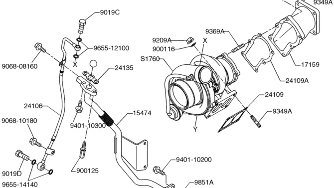 09-25(00) TURBOCHARGER-SK460-8 SK485-8 Kobelco Excavator Parts Number Electronic Catalog EPC Manuals