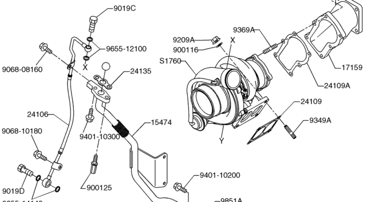09-25(00) TURBOCHARGER-SK460-8 SK485-8 Kobelco Excavator Parts Number Electronic Catalog EPC Manuals
