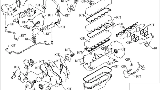 09-29(00) GASKET KIT (ENGINE OVERHAUL) (VHS040104264A)-SK460-8 SK485-8 Kobelco Excavator Parts Number Electronic Catalog EPC Manuals