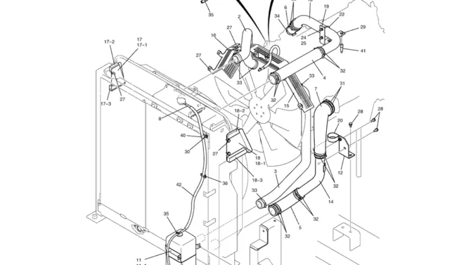 1.007(00) RADIATOR GROUP LC05P00036F1-SK350-8 Kobelco Excavator Parts Number Electronic Catalog EPC Manuals