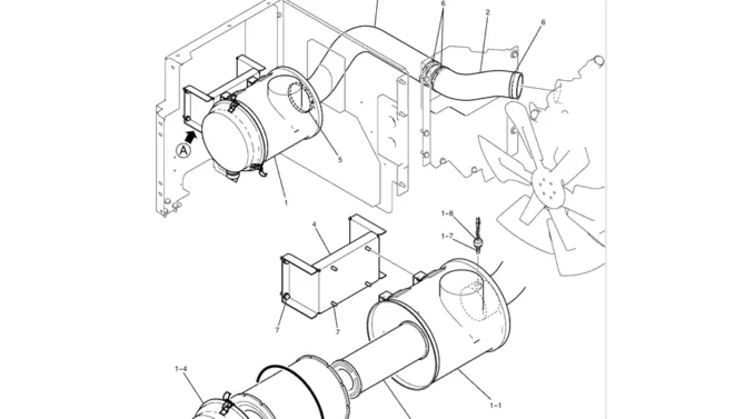 1.008(00) AIR CLEANER ASSEMBLY LC11P00016F1-SK350-8 Kobelco Excavator Parts Number Electronic Catalog EPC Manuals