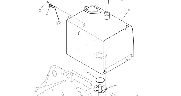 1.011(00) FUEL TANK INSTALLATION LC20P00035F1-SK350-8 Kobelco Excavator Parts Number Electronic Catalog EPC Manuals