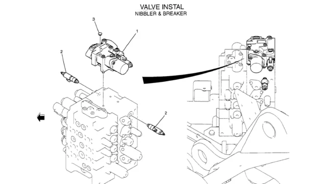 1.016(00) VALVE INSTALLATION, MAIN LC64H00113F1 & YN64H00190F1 (NIBBLER & BREAKER)-SK350-8 Kobelco Excavator Parts Number Electronic Catalog EPC Manuals