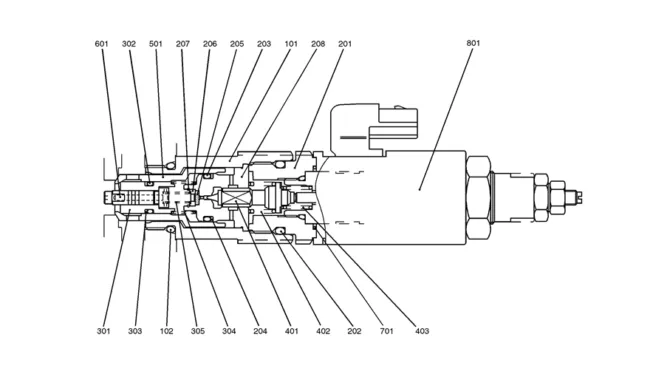 1.016(02) VALVE ASSEMBLY, OVERLOAD RELIEF (YN22V00035F1)-SK350-8 Kobelco Excavator Parts Number Electronic Catalog EPC Manuals