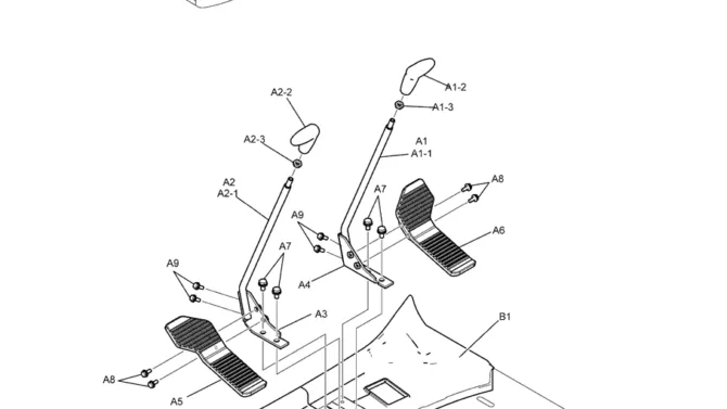 1.030(00) LEVER ASSY, PROPEL YN50M00015F1-SK350-8 Kobelco Excavator Parts Number Electronic Catalog EPC Manuals