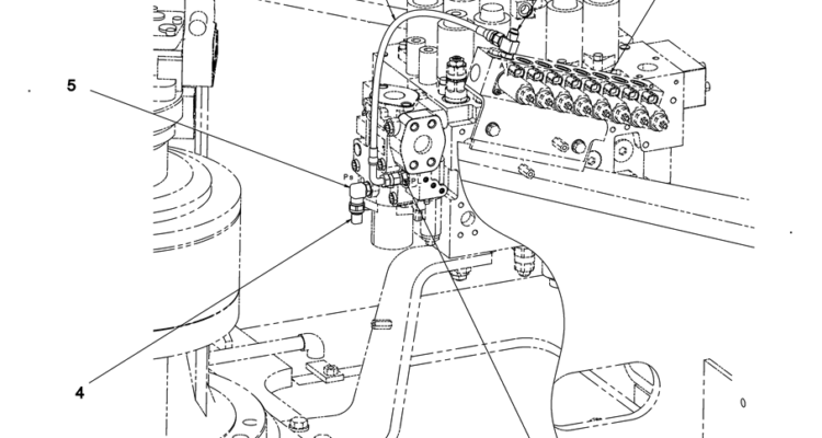 1.038(00) CONTROL LINES, VALVE LC64H00105F1 NIBBLER & BREAKER-SK350-8 Kobelco Excavator Parts Number Electronic Catalog EPC Manuals