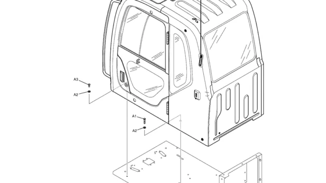 1.048(00) CAB INSTALL YN02C00151F1-SK350-8 Kobelco Excavator Parts Number Electronic Catalog EPC Manuals