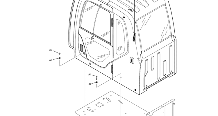 1.048(00) CAB INSTALL YN02C00151F1-SK350-8 Kobelco Excavator Parts Number Electronic Catalog EPC Manuals