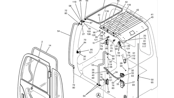 1.049(00) CAB ASSY YN02C00156F1 PAGE 1 OF 3-SK350-8 Kobelco Excavator Parts Number Electronic Catalog EPC Manuals