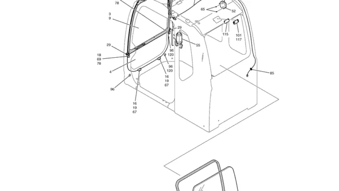 1.050(00) CAB ASSY YN02C00156F1 PAGE 2 OF 3-SK350-8 Kobelco Excavator Parts Number Electronic Catalog EPC Manuals