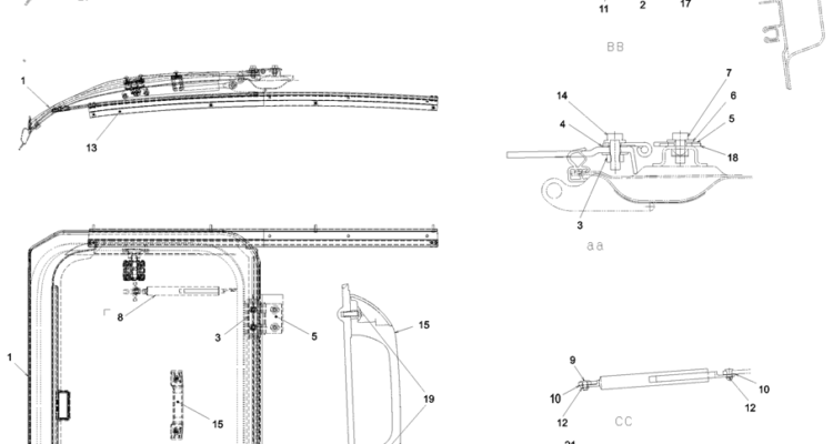 1.052(00) CAB, WINDOW, ROOF YN02C03654F1