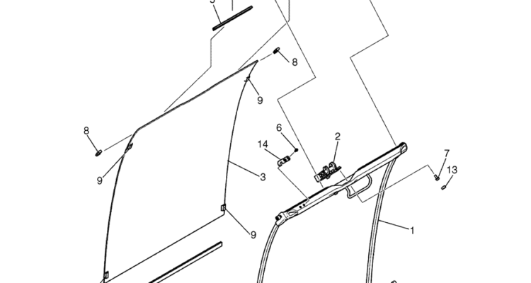1.053(00) CAB - WINDOW, FRONT YN50C00005F1-SK350-8 Kobelco Excavator Parts Number Electronic Catalog EPC Manuals