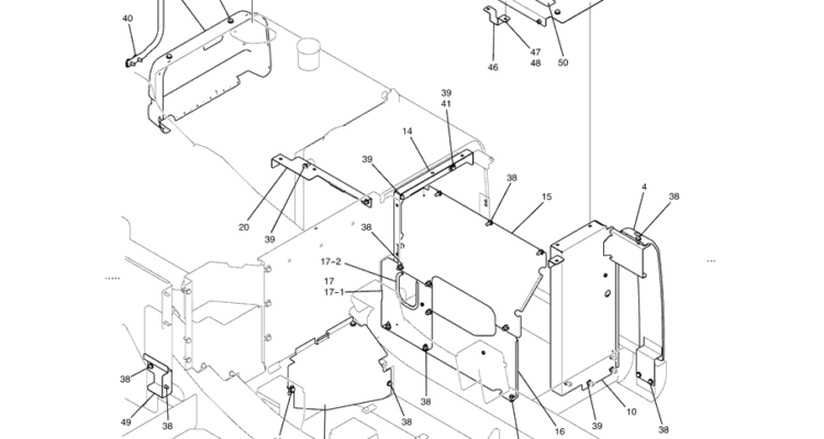 1.059(00) GUARD INSTALLATION LC21C00034F1 PAGE 2 OF 3-SK350-8 Kobelco Excavator Parts Number Electronic Catalog EPC Manuals