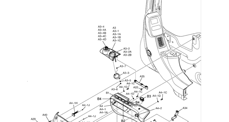 1.065(03) INSTRUMENT PANEL ASSEMBLY YN17M00059F1 PAGE 3 OF 3-SK350-8 Kobelco Excavator Parts Number Electronic Catalog EPC Manuals
