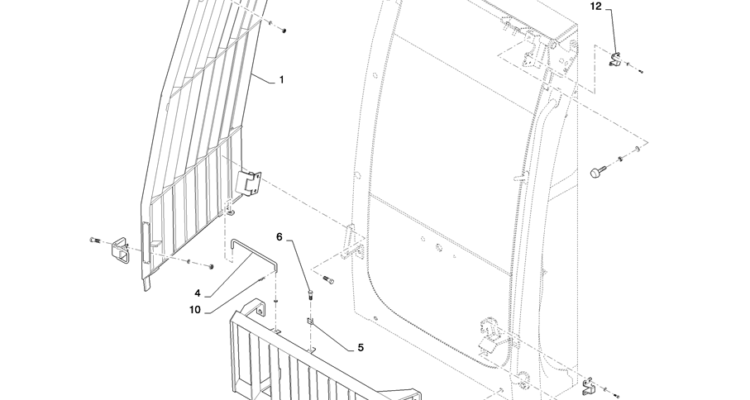 1.068(02) CAB FRONT GUARD-SK350-8 Kobelco Excavator Parts Number Electronic Catalog EPC Manuals