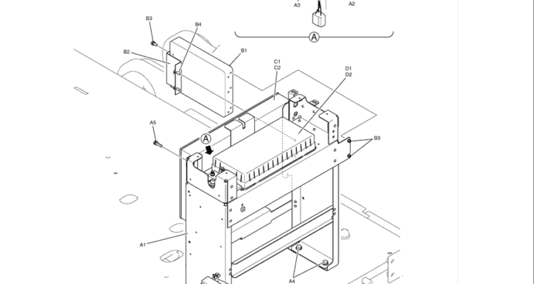 1.071(00) CONTROLLER INSTALLATION LC22E00097F1-SK350-8 Kobelco Excavator Parts Number Electronic Catalog EPC Manuals