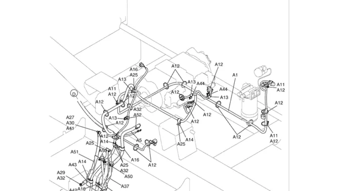 1.087(00) HARNESS ASSY, UPP LC13E00048F1 PAGE 3 OF 3-SK350-8 Kobelco Excavator Parts Number Electronic Catalog EPC Manuals