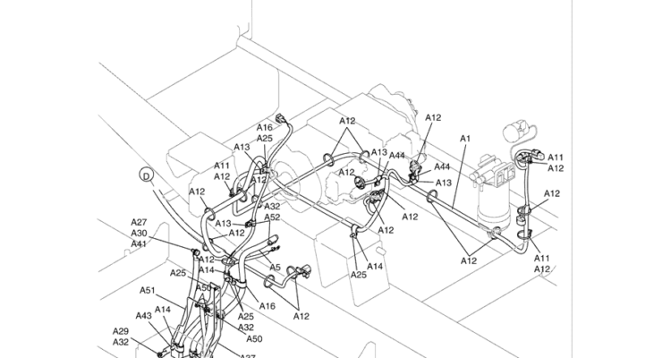 1.087(00) HARNESS ASSY, UPP LC13E00048F1 PAGE 3 OF 3-SK350-8 Kobelco Excavator Parts Number Electronic Catalog EPC Manuals