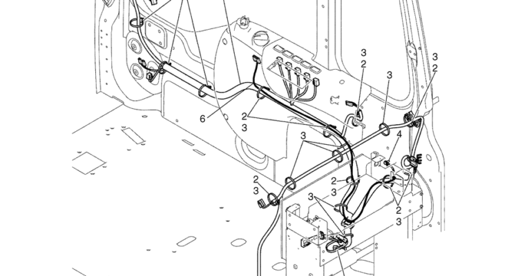 1.089(01) HARNESS ASSY, CAB YN14E00056F1-SK350-8 Kobelco Excavator Parts Number Electronic Catalog EPC Manuals