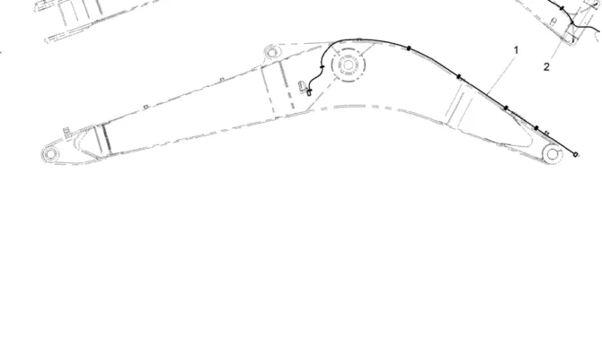 1.092(00) HARNESS ASSEMBLY BOOM WORK LAMP LB15E00001F2-SK350-8 Kobelco Excavator Parts Number Electronic Catalog EPC Manuals