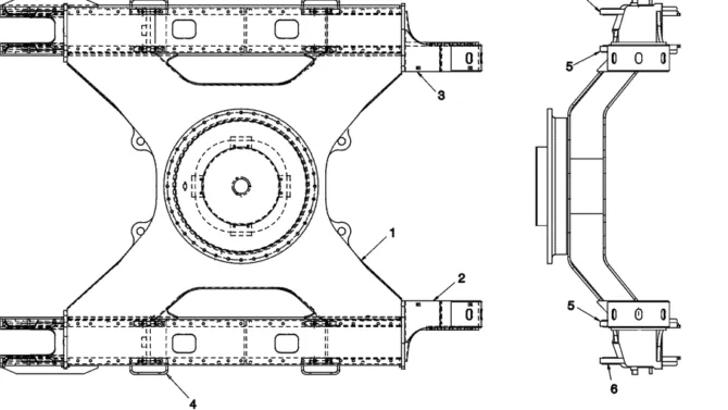 2.004(00) FRAME ASSY, LOW (H & W) LC02FU0019P1-SK350-8 Kobelco Excavator Parts Number Electronic Catalog EPC Manuals