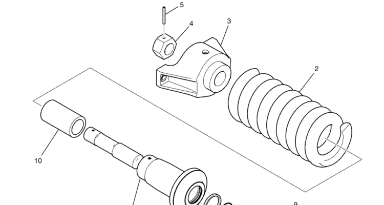 2.009(00) IDLER ADJUST ASSEMBLY LC54D00009F1-SK350-8 Kobelco Excavator Parts Number Electronic Catalog EPC Manuals