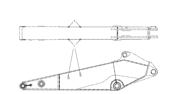 3.017(01) ARM SHORT (ROTATION) LC12B00493P1-SK350-8 Kobelco Excavator Parts Number Electronic Catalog EPC Manuals