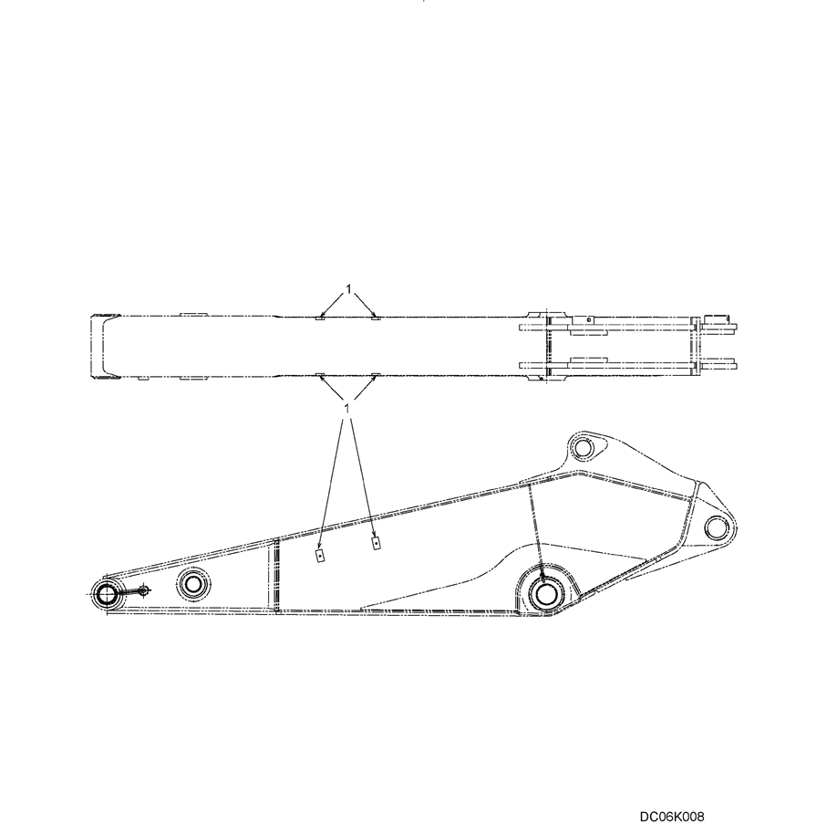 3.017(01) ARM SHORT (ROTATION) LC12B00493P1-SK350-8 Kobelco Excavator Parts Number Electronic Catalog EPC Manuals