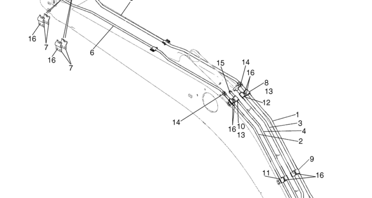 3.037(02) HYD LINES, BOOM, MASS EXCAVATOR (NIBBLER & BREAKER) (LC42HU0008F1), PAGE 2 OF 2-SK350-8 Kobelco Excavator Parts Number Electronic Catalog EPC Manuals