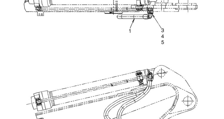 3.038(00) HYD LINES, ARM (MASS EXCAVATOR) (LC43HU0005F1)-SK350-8 Kobelco Excavator Parts Number Electronic Catalog EPC Manuals