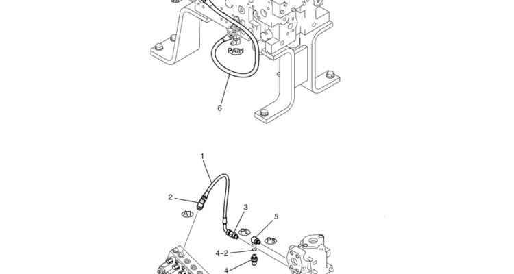 5.004(00) CONTROL LINES, VALVE (NIBBLER & BREAKER) LC64H000105F1-SK350-8 Kobelco Excavator Parts Number Electronic Catalog EPC Manuals