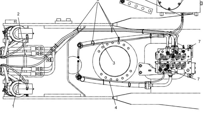 5.008(00) CONTROL LINES, VALVE (BOOM & ARM SAFETY) LC64H00085F1-SK350-8 Kobelco Excavator Parts Number Electronic Catalog EPC Manuals