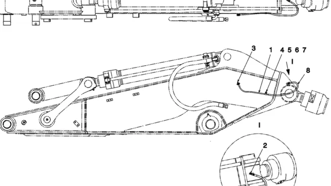 5.017(00) ARM GROUP, SHORT (2.6M) LC12B00408F1-SK350-8 Kobelco Excavator Parts Number Electronic Catalog EPC Manuals