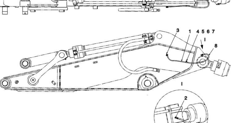 5.017(00) ARM GROUP, SHORT (2.6M) LC12B00408F1-SK350-8 Kobelco Excavator Parts Number Electronic Catalog EPC Manuals