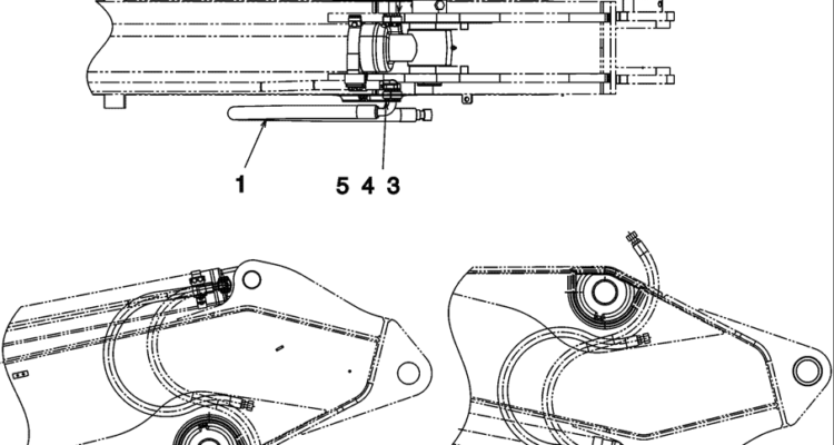 5.018(00) HYD LINES, ARM, SHORT LC43H00105F1-SK350-8 Kobelco Excavator Parts Number Electronic Catalog EPC Manuals