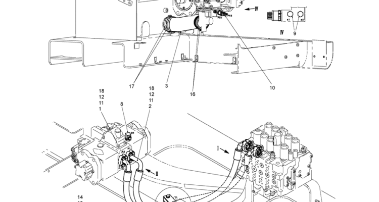 5.029(00) HYD LINES, PUMP (ROTATION) LC30H00037F1-SK350-8 Kobelco Excavator Parts Number Electronic Catalog EPC Manuals