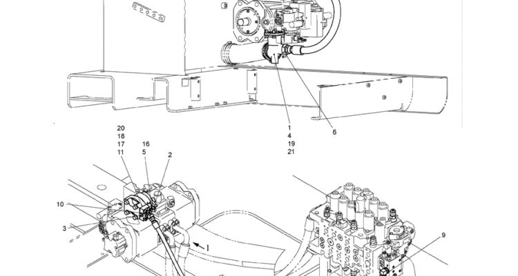 5.029(01) HYD LINES, PUMP (ROTATION) LC30H00031F1-SK350-8 Kobelco Excavator Parts Number Electronic Catalog EPC Manuals