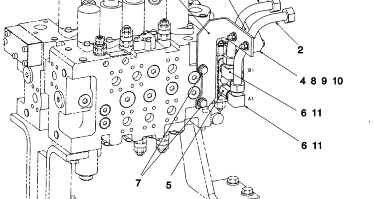 5.032(00) HYD LINES, UPP (ROTATION) EXTRA LC03H00067F1-SK350-8 Kobelco Excavator Parts Number Electronic Catalog EPC Manuals