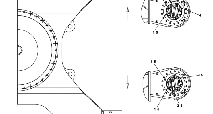 5.037(00) HYD LINES, PROPEL (H & W) LC12HU0001F1-SK350-8 Kobelco Excavator Parts Number Electronic Catalog EPC Manuals