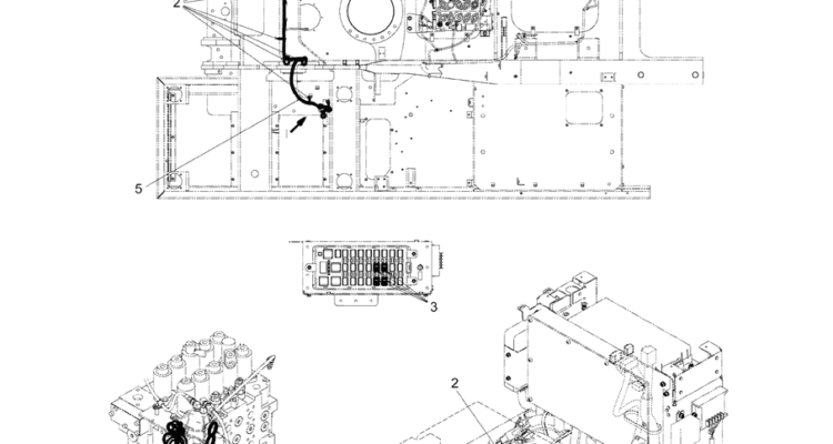 5.041(00) HARNESS ASSY, UPP (ROTATION) LC13E00056F1-SK350-8 Kobelco Excavator Parts Number Electronic Catalog EPC Manuals