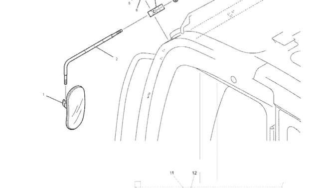 6.001(00) MIRROR INSTAL YN52C00019F1-SK350-8 Kobelco Excavator Parts Number Electronic Catalog EPC Manuals