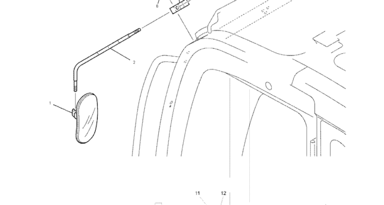 6.001(00) MIRROR INSTAL YN52C00019F1-SK350-8 Kobelco Excavator Parts Number Electronic Catalog EPC Manuals
