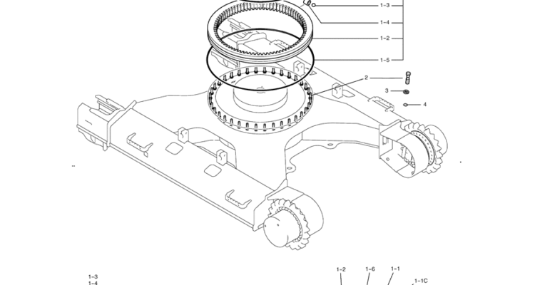 6.010(00) SLEWING RING ASSY (H & W) LC40FU0002F1